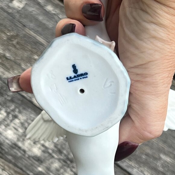 Lot 2 Lladro Duck Goose Geese Figurines Flying Taking Flight 1264 & 1265 Vintage - Picture 8 of 14